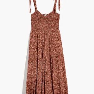 Madewell Floral Print Maxi Dress